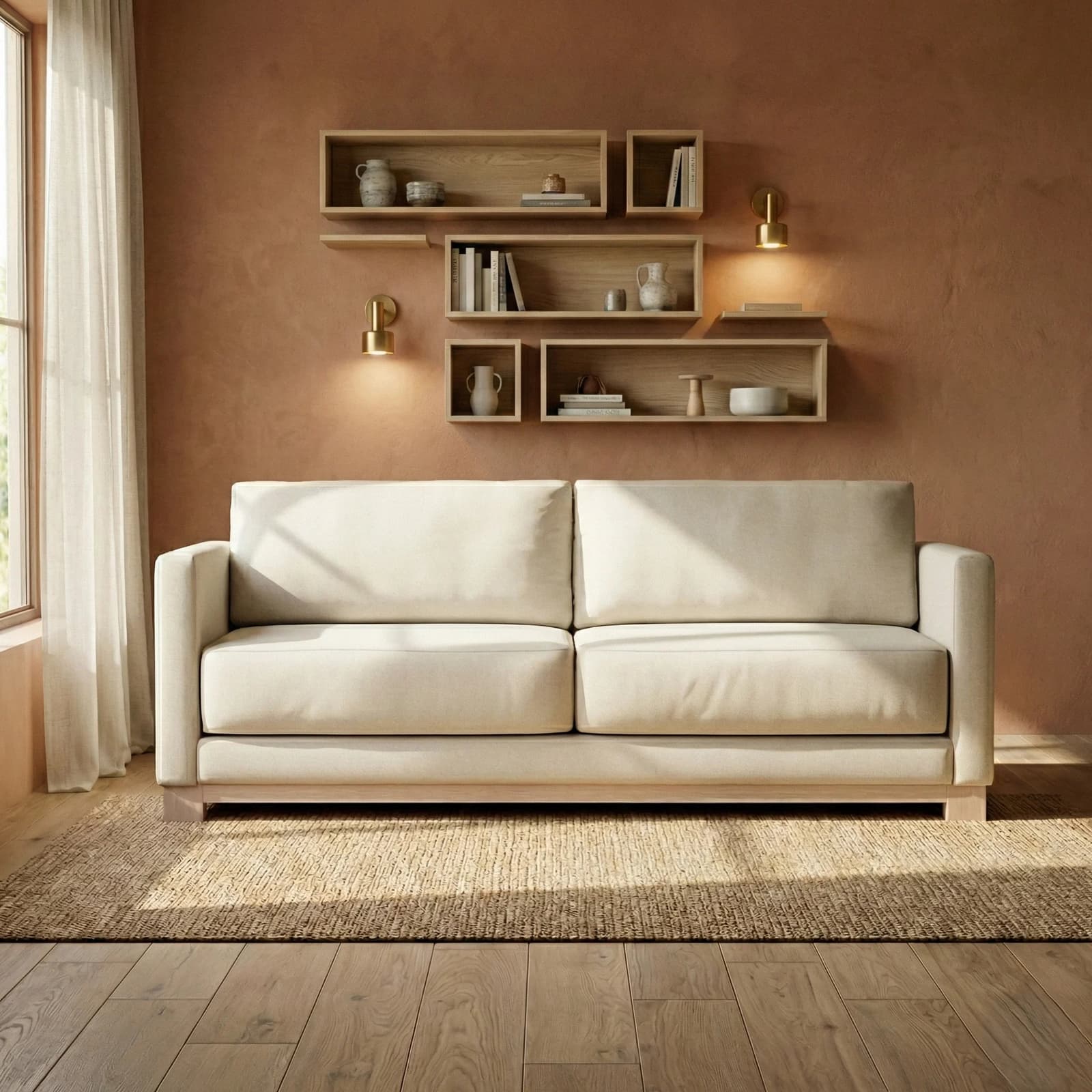 Antalya Modern 3 Seater Sofa by Homes of Rajasthan