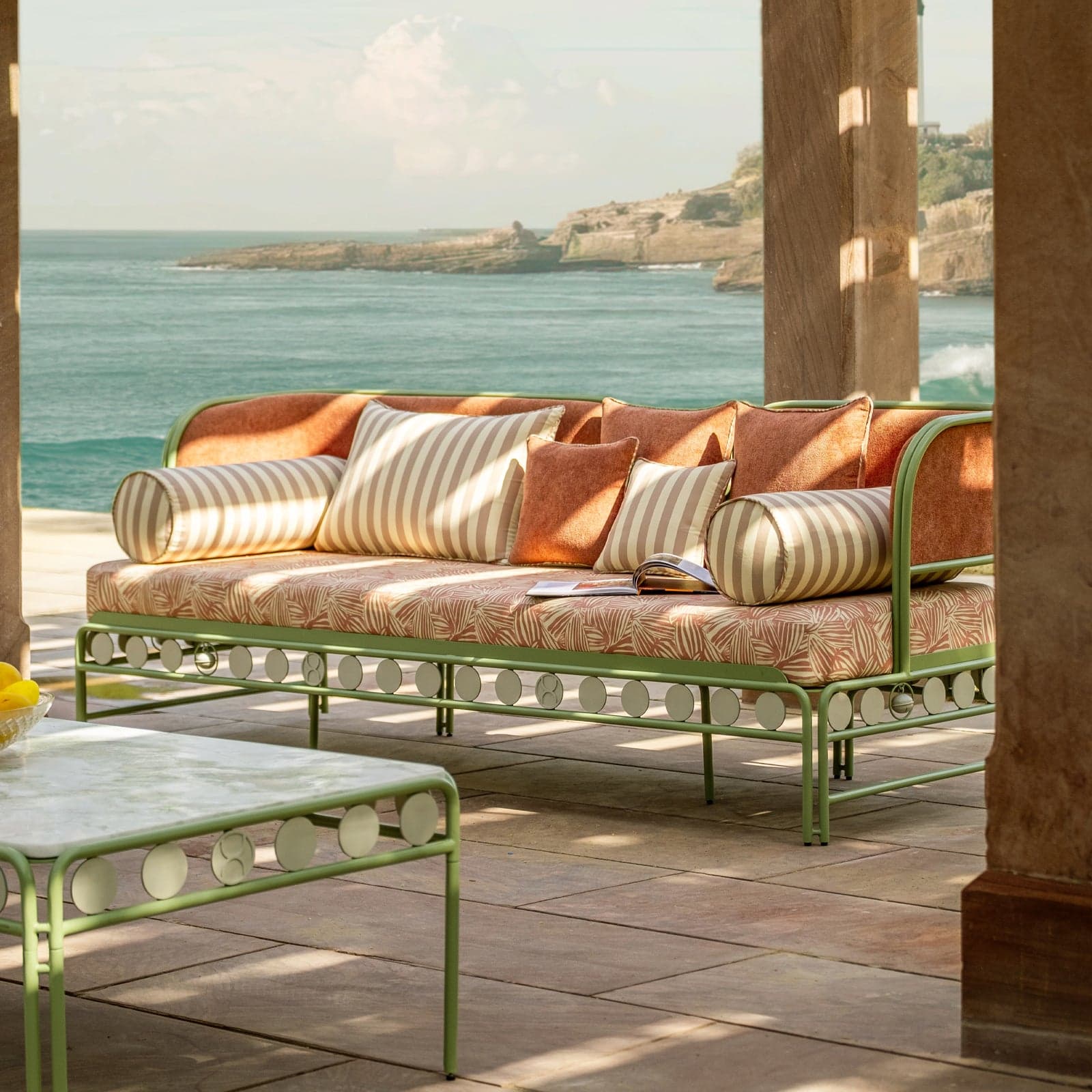 Three Seater Sofa by Muse Mart
