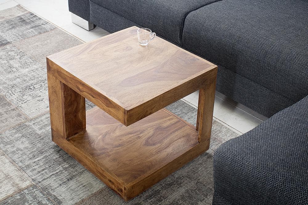 Solid Wood Aspaki Lamp Table by Saraf Furniture