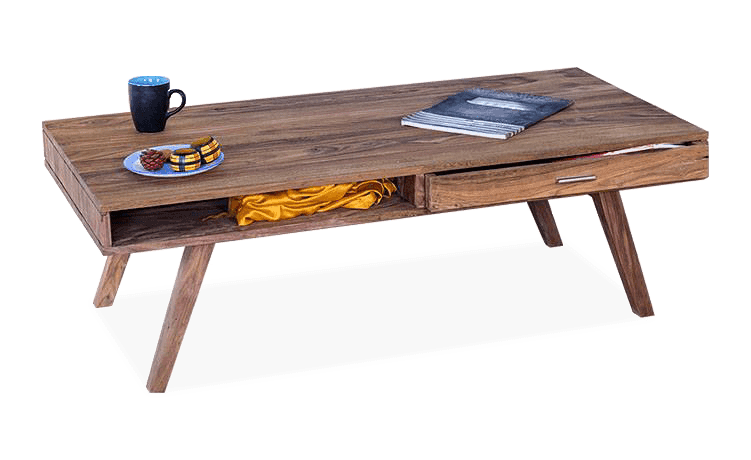 Solid Wood Buck Coffee Table by Saraf Furniture