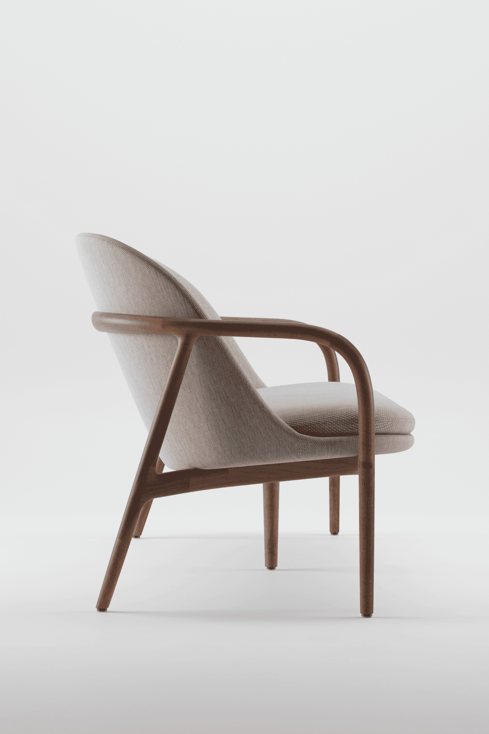 Neva armchair trimmed by Artisan