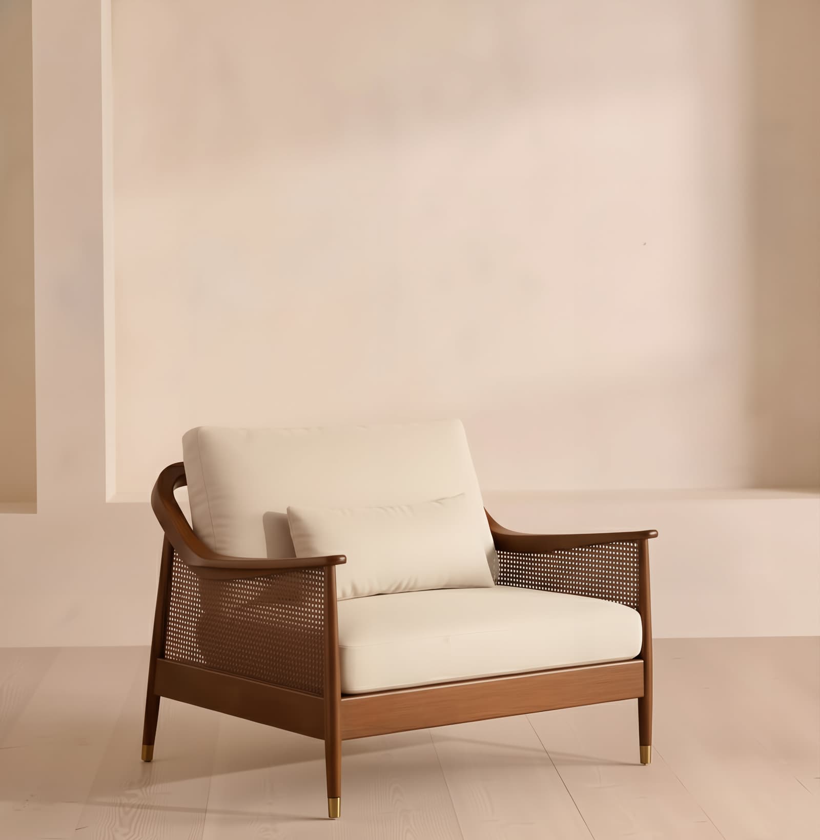 The Eros Armchair (Natural Teak) by The Inside project
