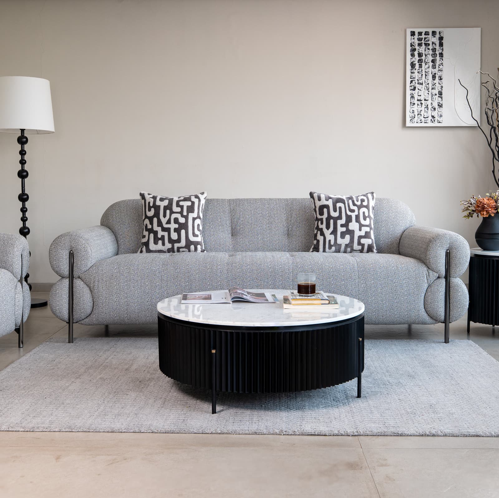 Aurum 3 Seater Sofa by Bay Window