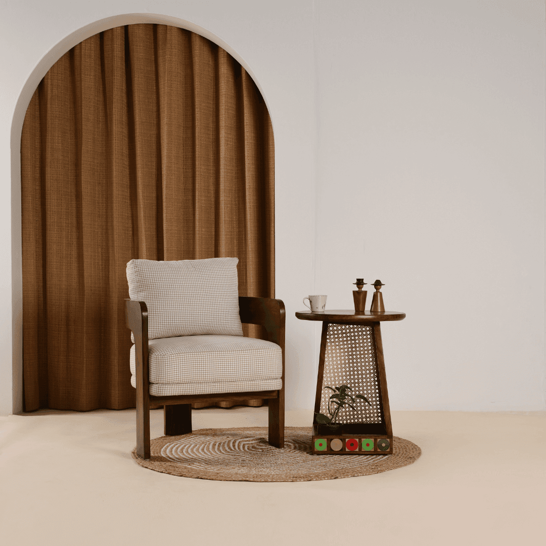 Aloa Teakwood Armchair by Opaque studio
