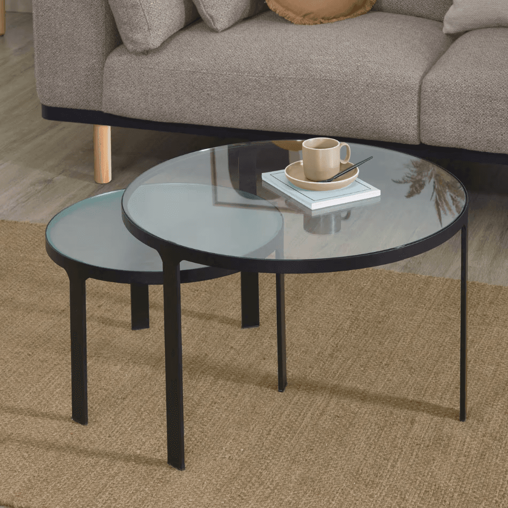 Oni Coffee Nesting Table Set by East India Furniture