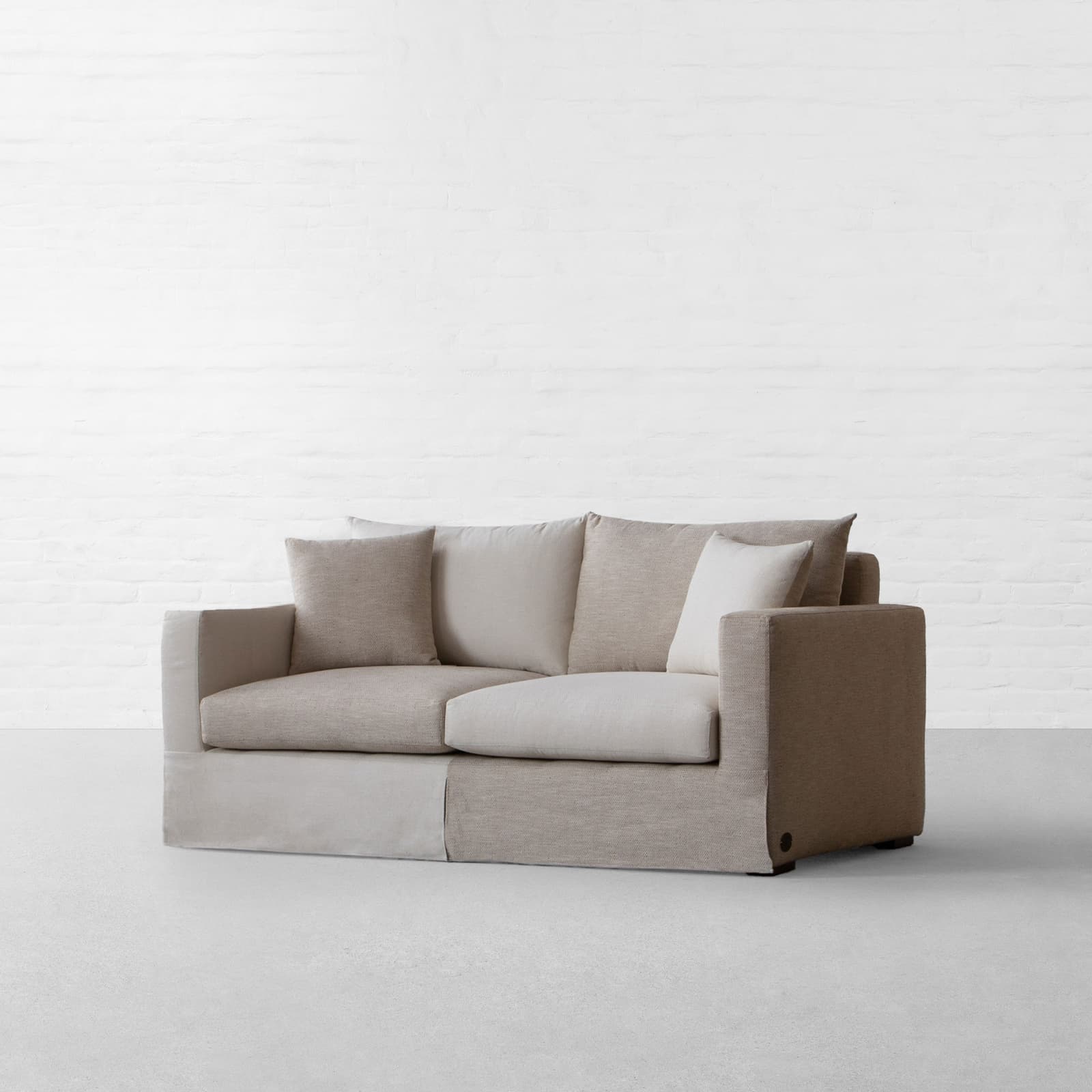 California Dual Fabric Sofa Collection by Gulmohar Lane