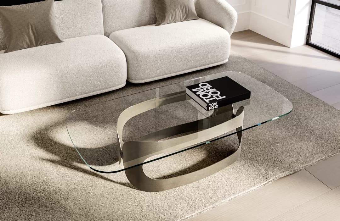 POLIFEMO LOW_glass top by Eforma