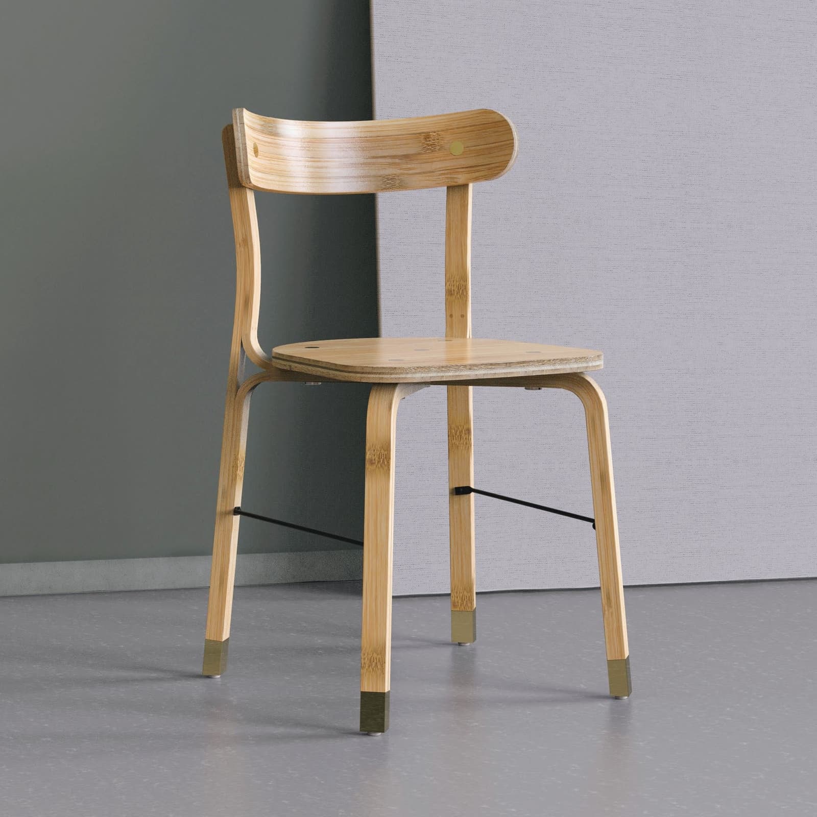 Mocha Chair: Designer Bamboo Chair Unique Comfortably Lightweight for Home Bedroom Study Room and Offices by Mianzi