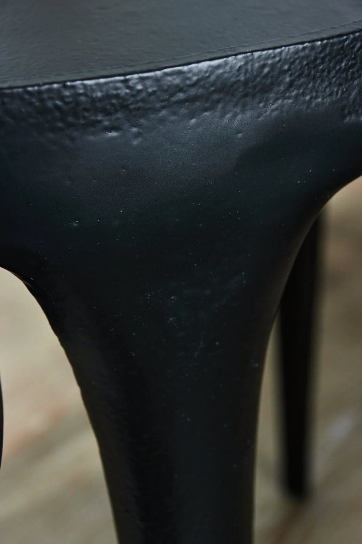Nesting Cast Metal Side Tables - Matt Black by East India Furniture