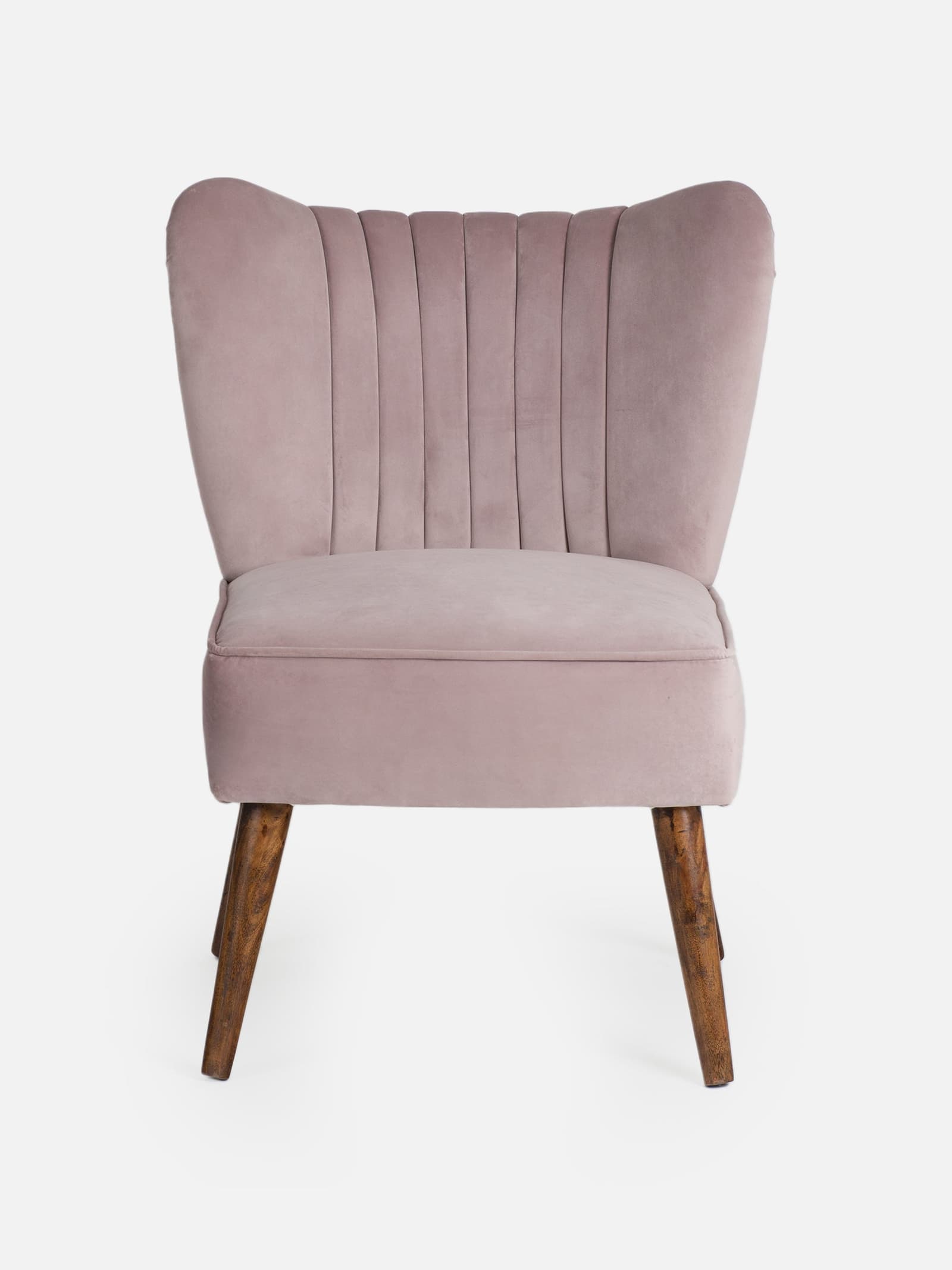 Bella Cocktail Chair - Pink Velvet by N sqaure studio