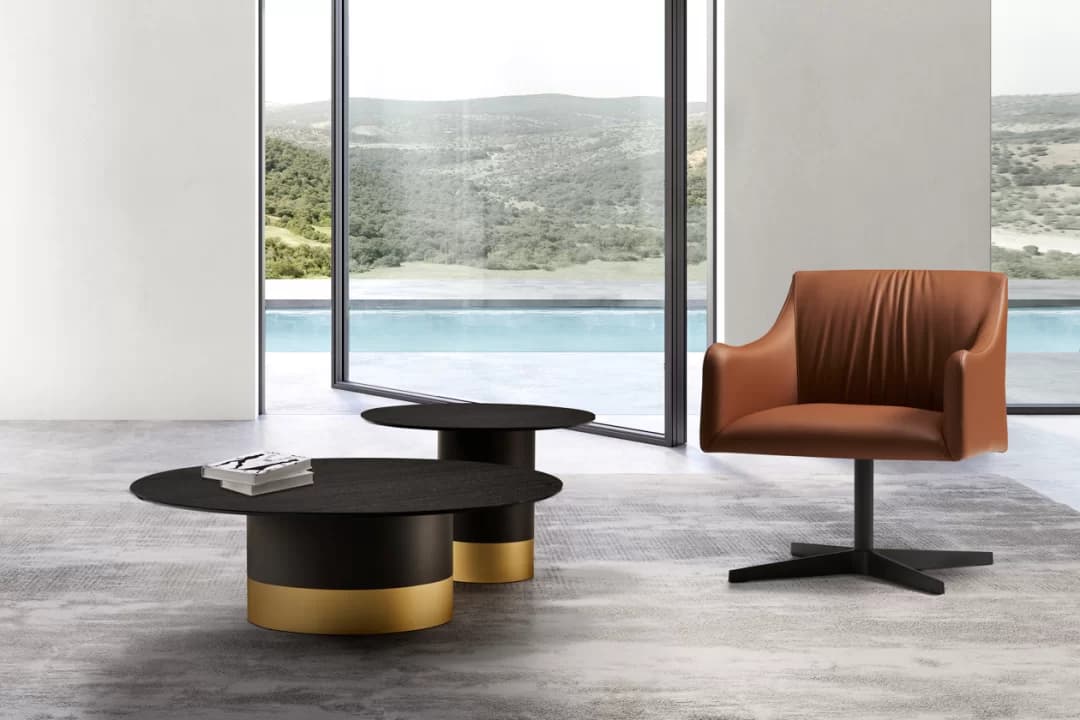 CILINDRO LOW_wood top by Eforma
