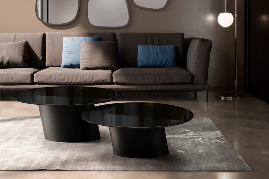 DORADO LOW_glass top by Eforma