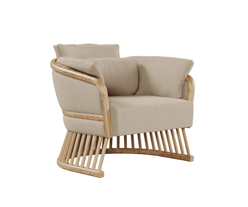 Johnson Armchair by Wood tailors Club (Emotional Brands)